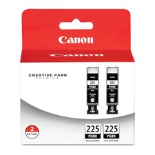 Canon PGI-225 Genuine Black Twin Pack, Compatible with iP4820, MG5220, MG5120, picture