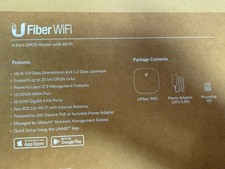 New  Ubiquiti UFiber WiFi GPON 4-Port Router with WiFi   2.4 Gbps picture