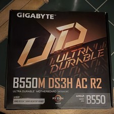 GIGABYTE B550M DS3H AC R2 AMD AM4 MicroATX DDR4 4-Slot Gaming Mobo picture