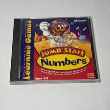 Jump Start Numbers CD ROM Math Skills Learning Games Age 5-8 Homeschool Kids Vtg picture