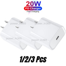 For iPhone iPad Android Fast Wall Charger Block 20W USB-C PD Power Adapter Cube picture