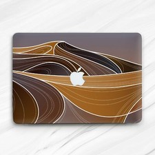 Abstract Color Desert Waves Aesthetic Hard Case For Macbook Air 13 Pro 16 14 Neo picture