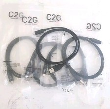 ( Pack Of 5 ) C2G 3ft USB 3.0 Type C to USB A - USB Cable Black M-M #28831 picture