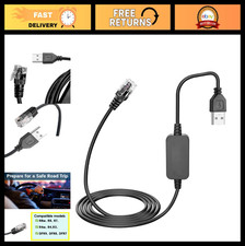 USB A to RJ11 Power Cord 1.7m/5.57ft for Uniden Radar Detectors R8 R7 R4 DFR9 DF picture