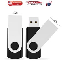 2 Pack 2GB USB Flash Drive USB 2.0 Thumb Drives Jump Drive Fold Storage Memor... picture