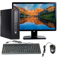 HP Desktop i5 Computer PC 8GB RAM 500GB HDD 22in LCD Windows 10 Pro picture