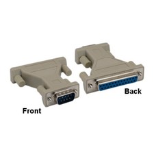 10PCS DB9 Male to DB25 Female AT Modem Adapter Converter RS-232 Shielded Molded picture