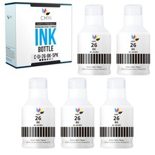 CMYi 5PK Compatible GI-26 Black Ink Refill for Canon MAXIFY GX3020 GX5020 GX5550 picture