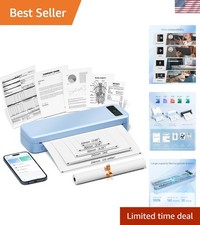 Portable Printers Wireless for Travel Home, A285M Inkless Thermal Printer picture