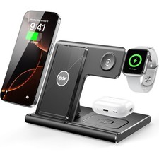 3 In 1 Wireless Charging Station for Multiple Devices – 15W Fast Charging Stand, picture