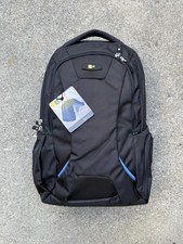 Case Logic 15.6 Checkpoint Friendly Laptop Travel Backpack In Black NEW WITH TAG picture