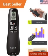 Professional Grade Wireless Presentation Remote with LCD Timer & Green Laser picture