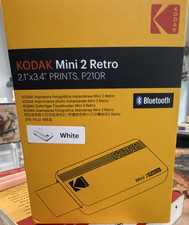 Kodak Mini 2 Retro Bluetooth Portable Dye-Sub Color Photo Printer P210R White picture
