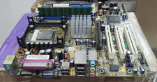 ASUS P4P800-VM Socket 478 ATX Motherboard w/ SL6WJ 2.8Ghz CPU, 256MB RAM, No I/O picture