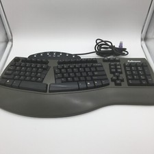 Fellowes Microban Ergonomic Wired PS/2 Keyboard KB-9938  picture