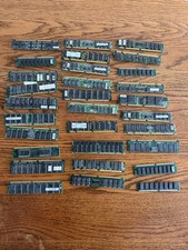 Vintage Computer RAM Lot 30 Pieces - SDRAM DDR DDR2 Retro PC Memory Mix picture