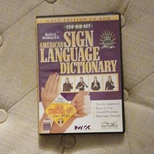MK Multimedia 2000 American Sign Language Dictionary 2 CD-ROM Set Windows picture