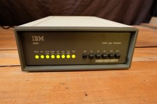 Vintage IBM 5842 2400 bps Modem External Modem 1980's NICE picture
