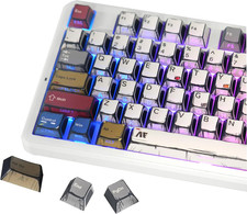 Retro PBT KeycapsAnime Themed Japanese Manga Key CapsCherry Profile Shine T... picture
