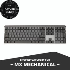 Logitech MX Mechanical Keyboard ~ Replacement Key Keycaps ~ Graphite Gray YR0082 picture