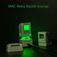 2pcs Retro 80'S Computer Style Custom Backlit Keycap Vintage Computer & Printer picture