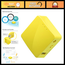 Portable Mini Travel WiFi Router - VPN, 2 Ethernet Ports, USB 2.0, OpenWrt, Easy picture