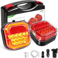 Halo Wireless Trailer Lights, 2 Mounting Options Magnetic Trailer Light for Towi picture