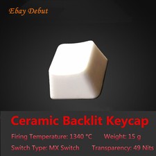 Ceramic Backlit Keycap Artisan R4 OEM Key Caps For Cherry MX Mechanical Keyboard picture
