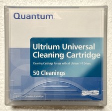 Quantum LTO Ultrium Universal Cleaning Cartridge | LTO-1 to LTO-9 (MR-LUCQN-01) picture