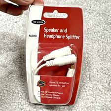 Belkin Speaker & Headphone Splitter F8V234 Adapter White picture