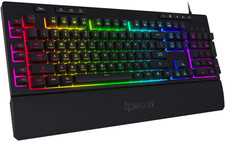 K512 Shiva RGB Backlit Membrane Gaming Keyboard with Multimedia Keys, Linear Mec picture