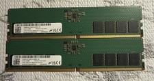 2 x Micron 16GB 1Rx8 PC5-4800B-UA0-1010-XT UDIMM RAM (MTC8C1084S1UC48BA1) picture