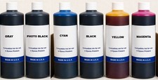 6 Liters  COMPATIBLE BULK INK REFILL FOR  Epson EcoTank L8180 L8160 C-Y-M-K-G-PK picture