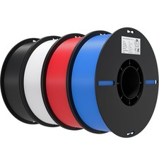 3D Printer Filament 1.75mm 4KG, PLA Filament Bulk +/- 0.02mm, 4 Pack 1kg Spoo... picture
