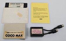 Tandy TRS-80 CoCo Color Computer Coco Max Hi-Res Input Module w/ Disk & Adapter picture
