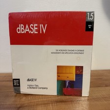 dBASE IV 1.5 DOS Software Sealed Ashton-Tate Borland 3.5