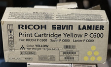Genuine Ricoh 408313 Yellow Toner Cartridge-Open/Worn Box picture