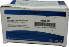 DATACARD 534000-005 COLOR PRINTER RIBBON KIT DATACARDS SP/SD 1000 CARD YIELD NEW picture