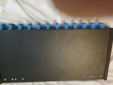 RACK MOUNTED DUAL FIBER OPTIC PATCH PANEL 12 - PORTS picture
