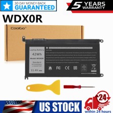 WDX0R Battery/Charger For DELL Inspiron 42Wh 15 5567 5568 13 5368 7368 7569 7579 picture