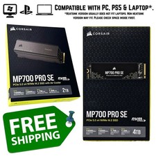 CORSAIR MP700 PRO SE PCIe 5.0 Gen5 NVMe M.2 SSD 2TB 4TB Heatsink Hydro X picture