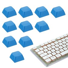 10Pcs XDA Profile Keycap Set PBT Mechanical Numeric Keypads, Dark Blue picture