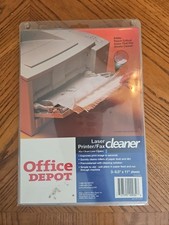 Office Depot Scrubex Laser Printer And Fax Cleaner- 2 sheets  picture