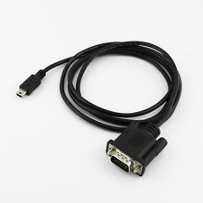 Mini USB 5 Pin Male To VGA DB15 D-SUB 15 Pins Male Adapter Cable For Mobile DVD picture