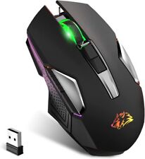 Wireless Gaming Mouse 2.4G Intelligent Power Save for PC Mac PS4 XBOX 7 RGB Ligh picture