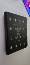KDATA 16 Port USB 2.0 Industrial Hub with Power Adapter - Tested Working picture