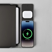 Laser Wireless Charging Laptop Sleeve Up to 16 inch | Fast Charging | USB-C | Qi picture