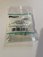 GENIUNE Panduit CJ688TGWH Cat6 Mini-Com Jack Module, White picture