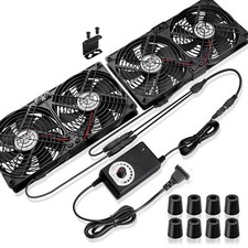 4 X 120mm Server Rack Mount Fan 12v With Ac 110v 120v 220v 240v Variable Speed C picture
