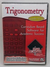 High Achiever -Trigonometry- Grades 10-12 (PC CD-ROM) NEW SEALED  picture